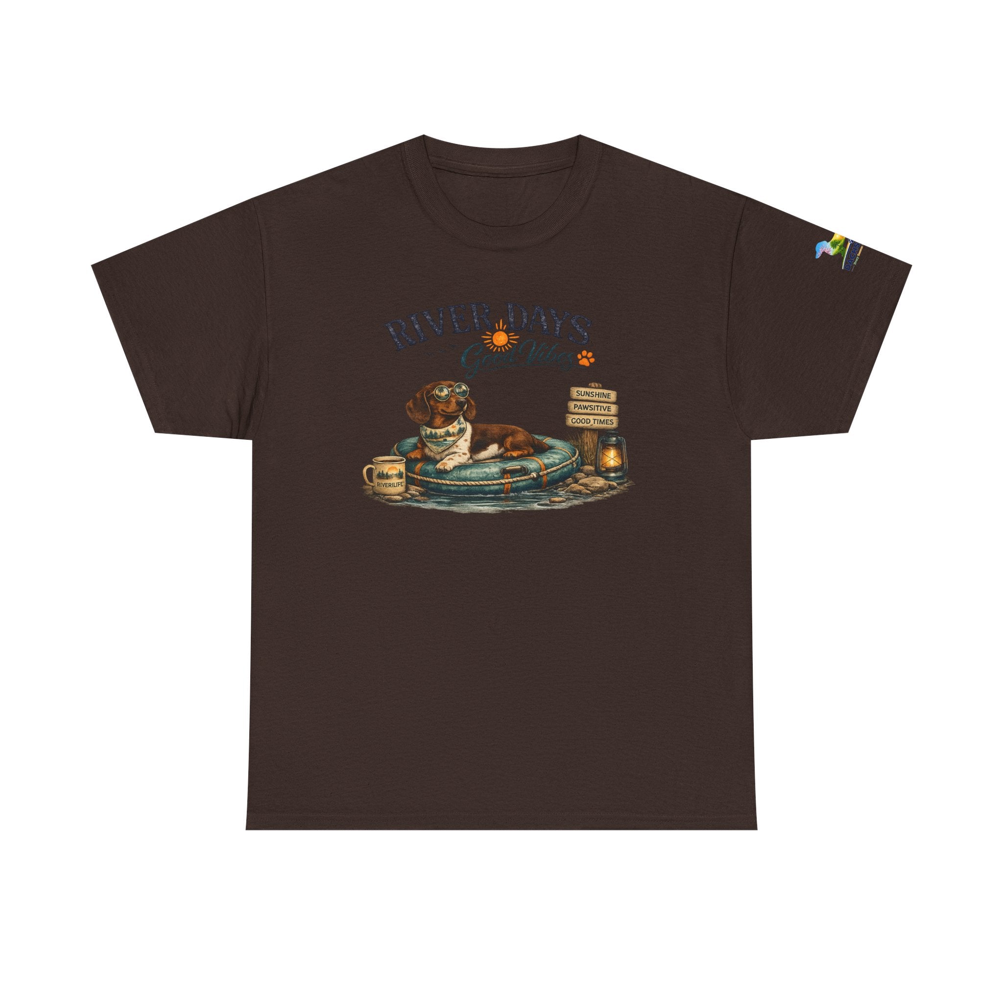 Dachshund River Days T-Shirt – Summer Vibes Wiener Dog Gift Graphic Tee