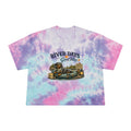 DACHSHUND RIVER DAYS Women's Tie-Dye Crop Tee