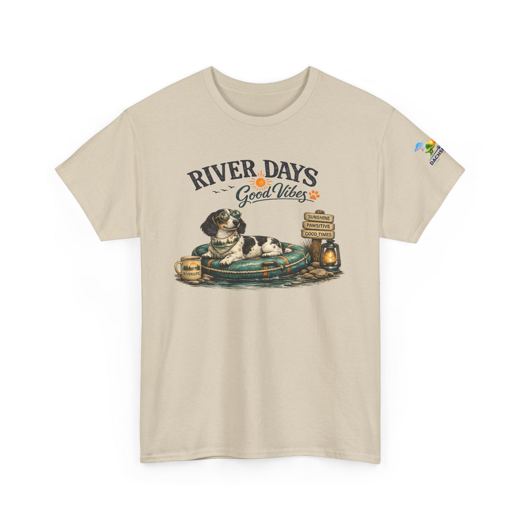 Piebald Dachshund River Days Summer T-Shirt