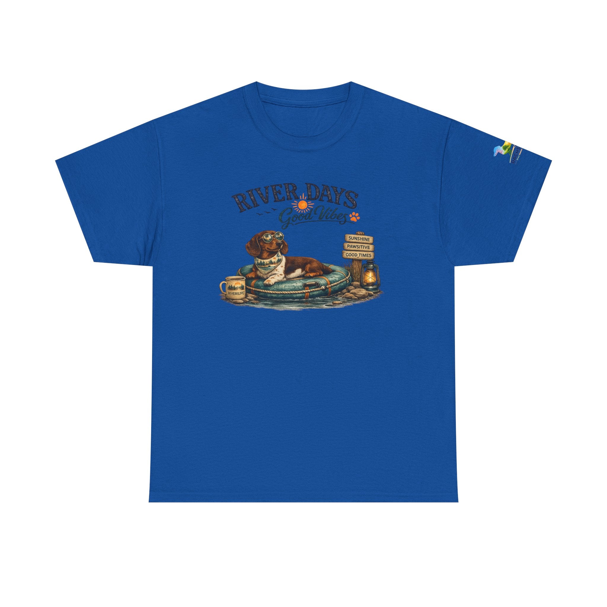 Dachshund River Days T-Shirt – Summer Vibes Wiener Dog Gift Graphic Tee