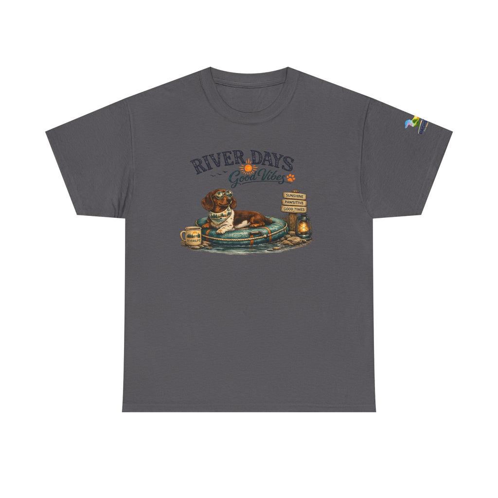 Dachshund River Days T-Shirt – Summer Vibes Wiener Dog Gift Graphic Tee