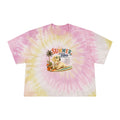 Dachshund Women's Crop Top – Summer Vibes Tie-Dye Wiener Dog Gift Tee