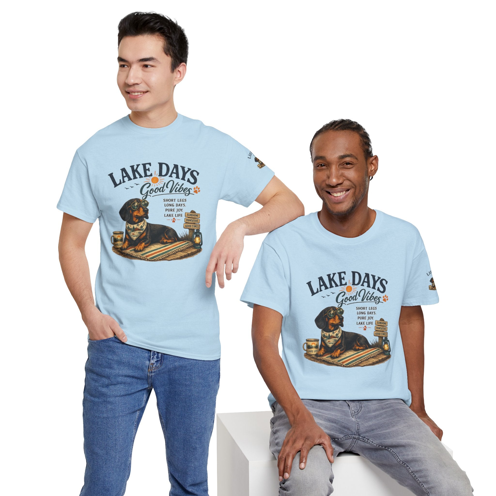 Dachshund Lake T-Shirt – Lake Days Wiener Dog Gift for Dog Lovers