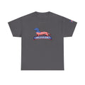 T-Shirt — 'Dachmocracy' American Flag Dachshund Patriotic Tee