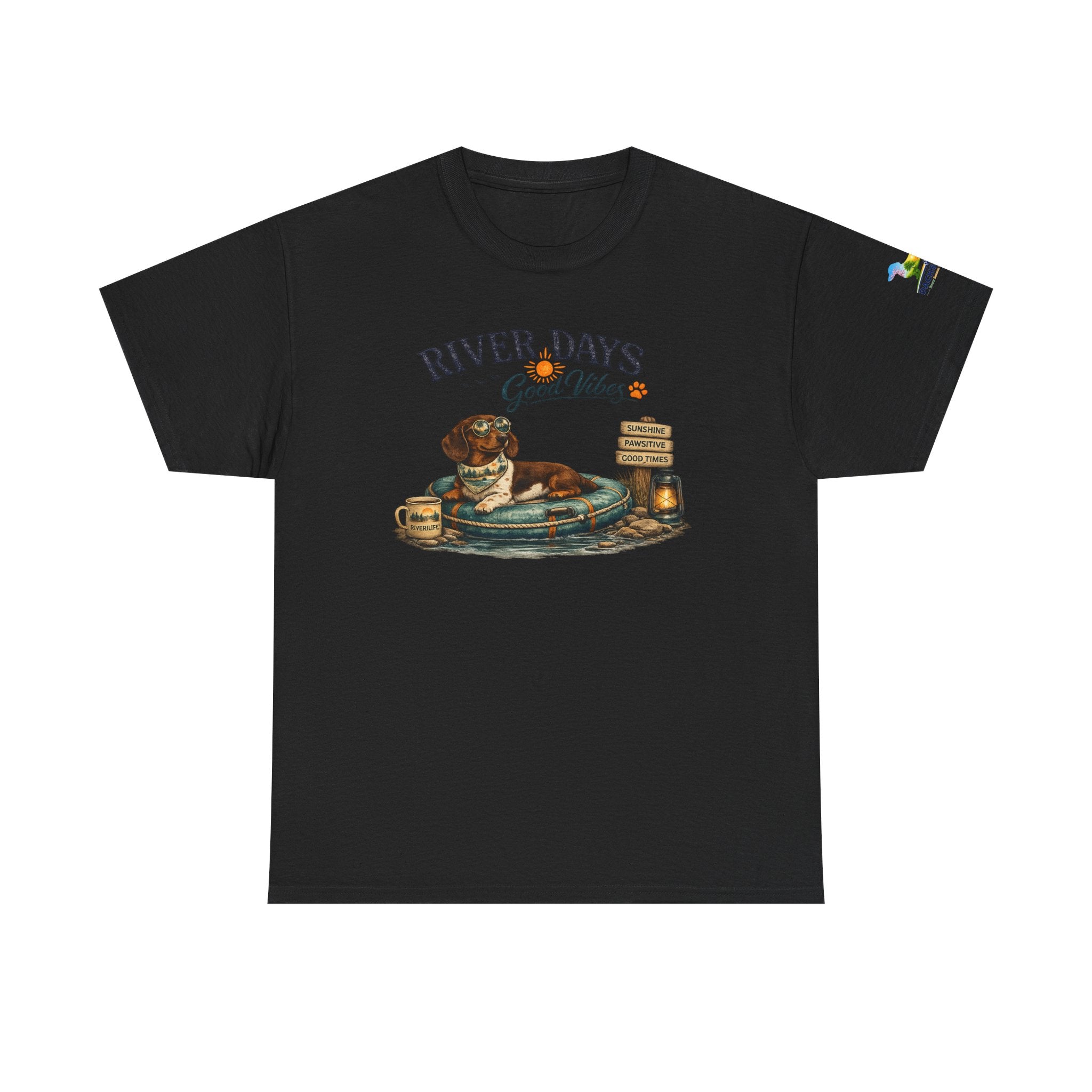 Dachshund River Days T-Shirt – Summer Vibes Wiener Dog Gift Graphic Tee
