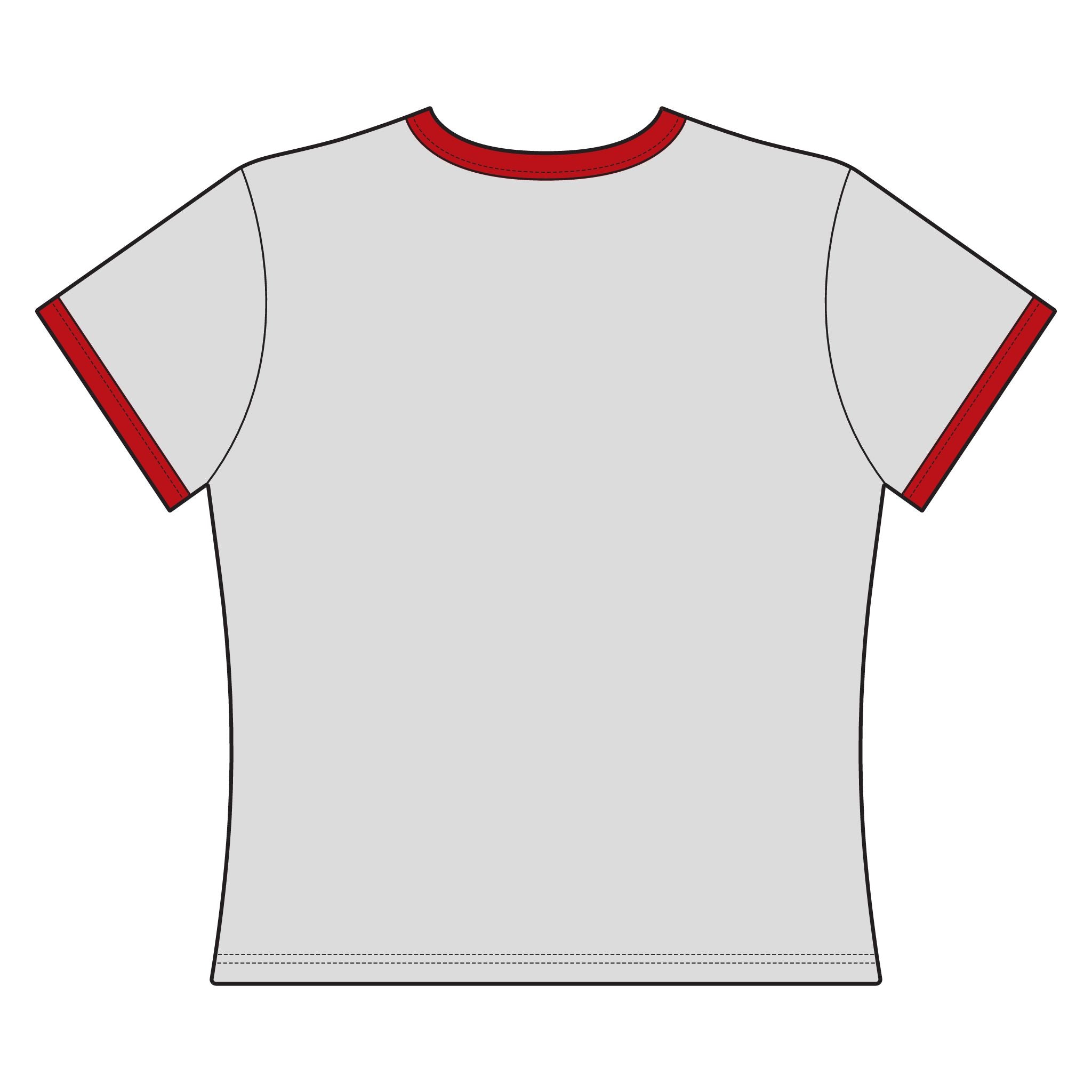 Patriotic Dachshund Women's Ringer Tee