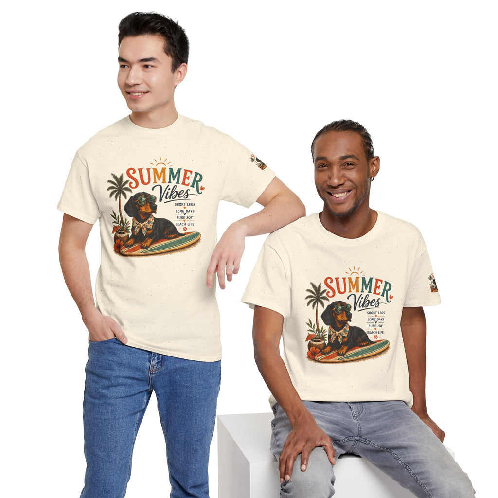Dachshund Summer T-Shirt – Summer Vibes Wiener Dog Gift Tee