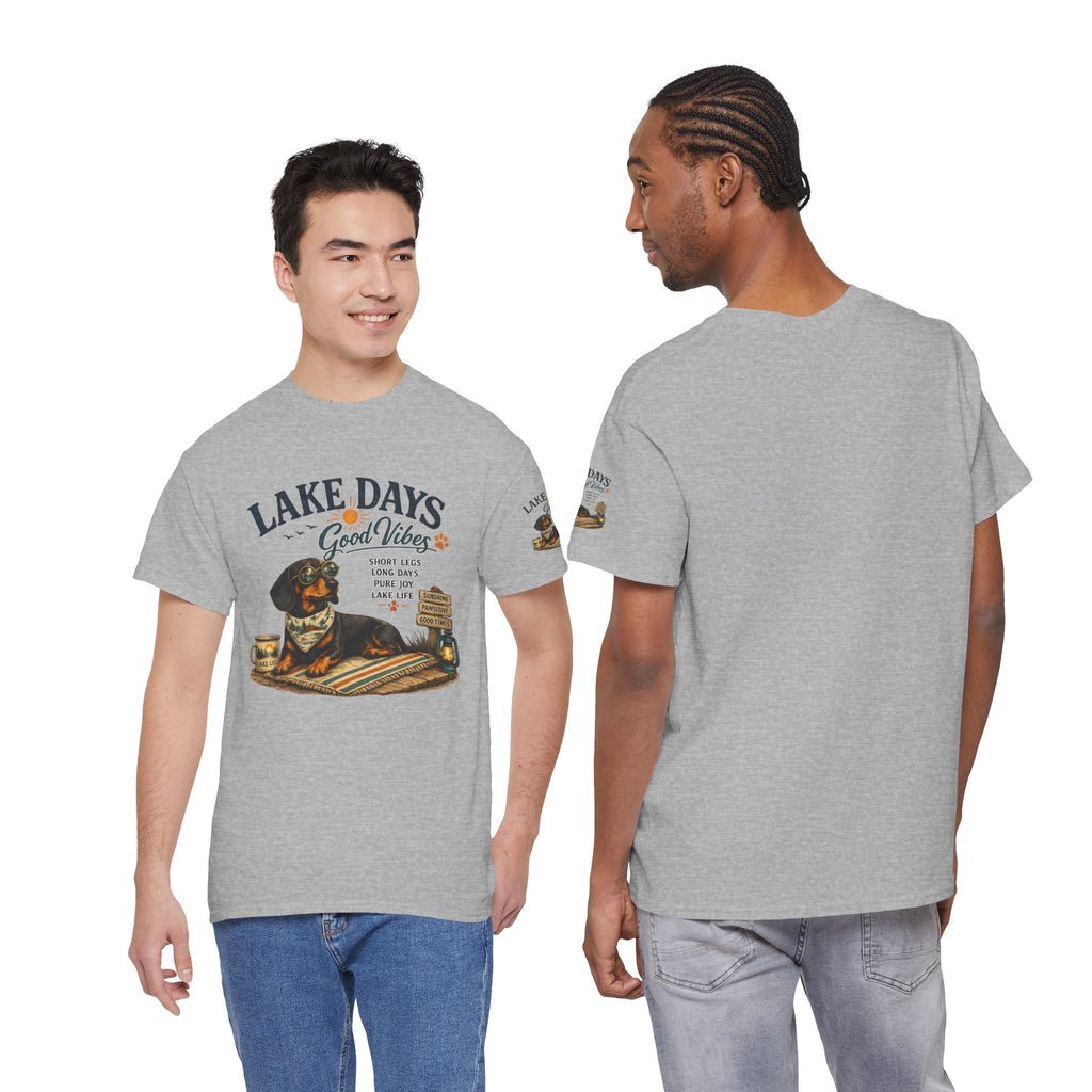Dachshund Lake T-Shirt – Lake Days Wiener Dog Gift for Dog Lovers