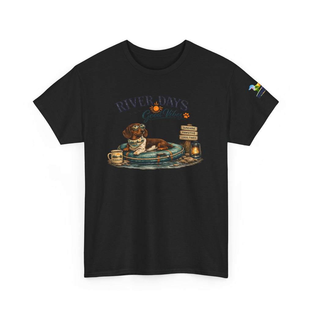 Dachshund River Days T-Shirt – Summer Vibes Wiener Dog Gift Graphic Tee
