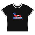 Patriotic Dachshund Women's Ringer Tee